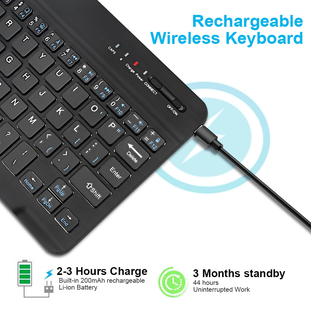 Bluetooth Wireless Keyboard Mini Keyboard For Laptop Tablet Phone Ipad ...