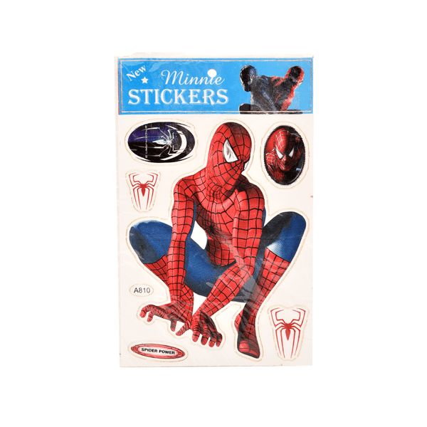 ملصقات رجل العنكبوت 7 قطع قابلة للازالة - أنية المنزل