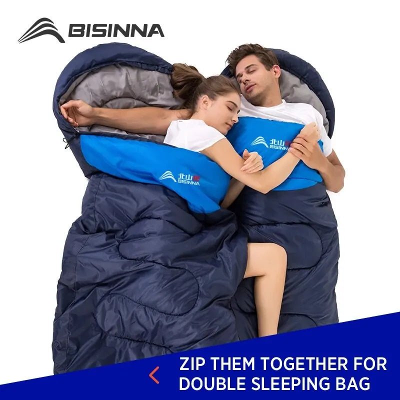 BISINNA Camping Sleeping Bag - Lightweight Waterproof Winter Sleeping Bag for Outdoor Travel and Hiking