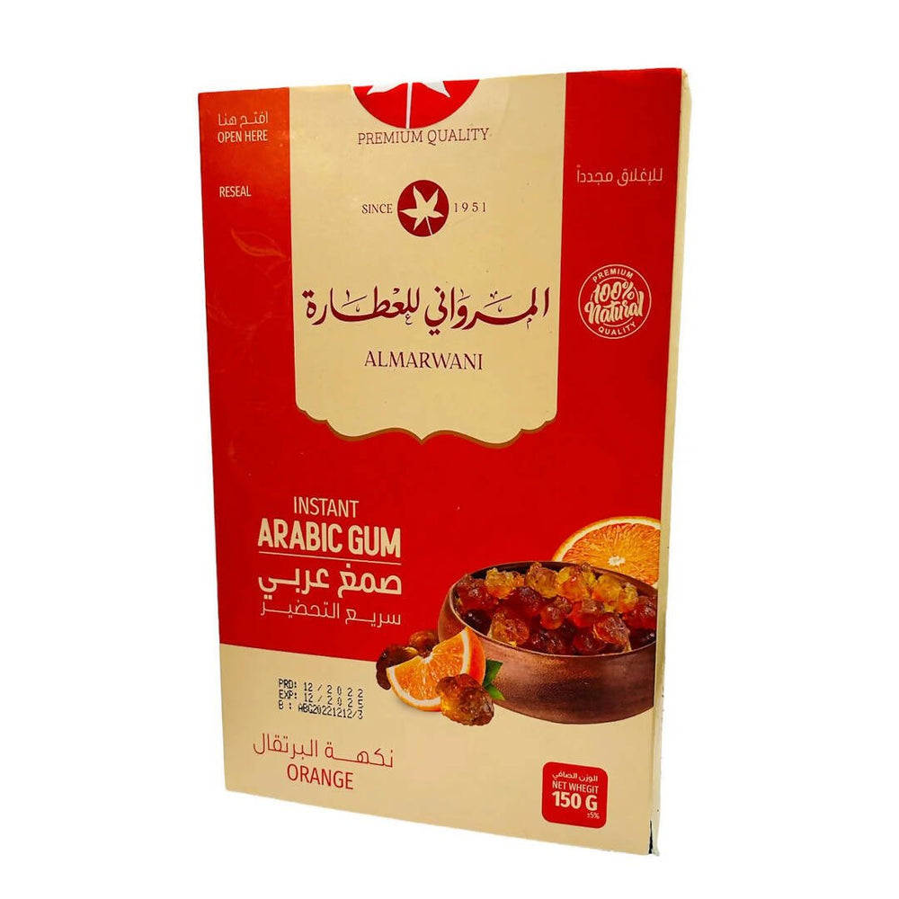 Instant gum arabic orange flavor