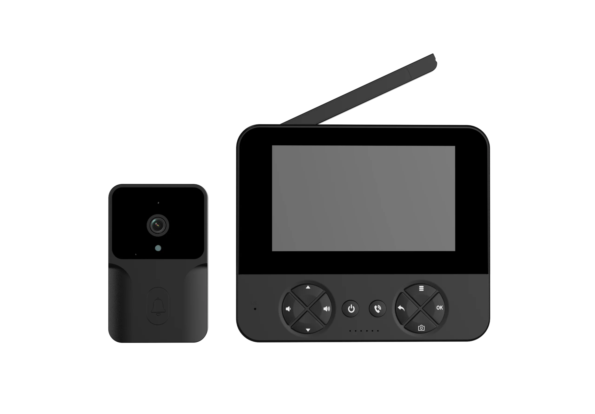 Wireless Smart Video Doorbell with Color Screen – آنية المنزل