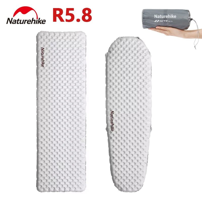 Inflatable air mattress for camping and travel