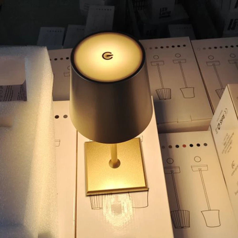 Multi-colored wireless charging lamp
