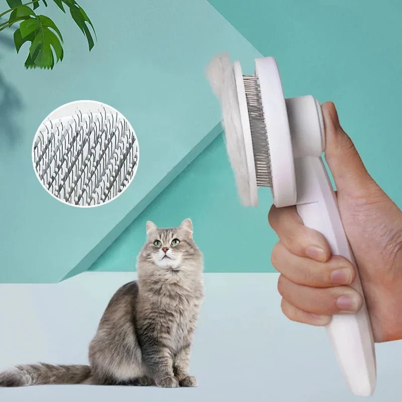 Multi-purpose cat hair brush 