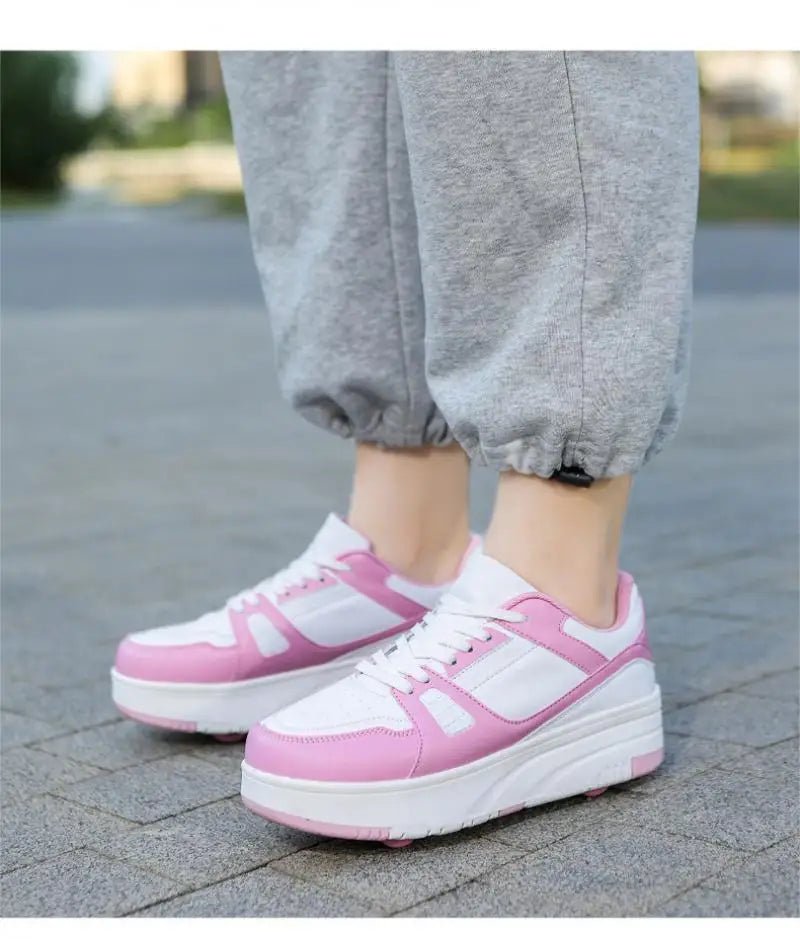 Kids' Four-Wheel Roller Skates - Sporty and Fashionable