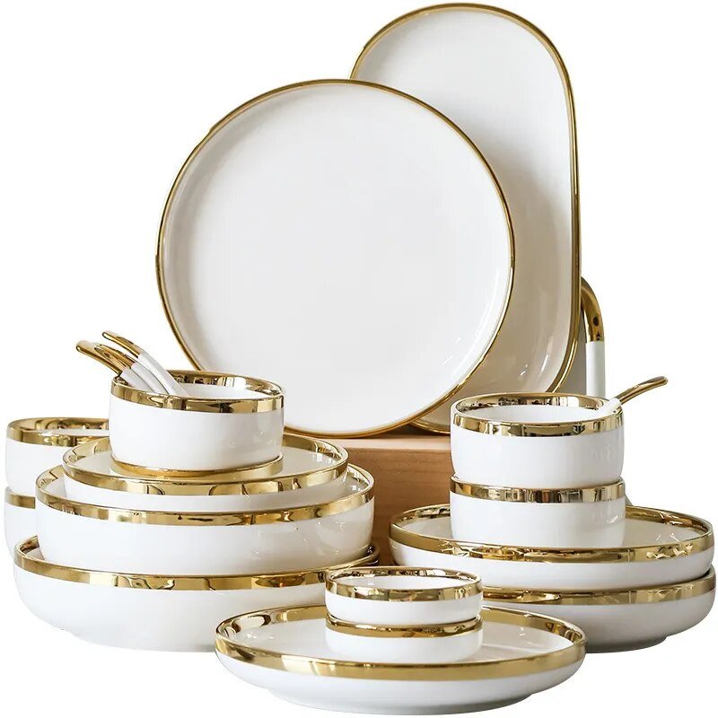 ceramic serving set