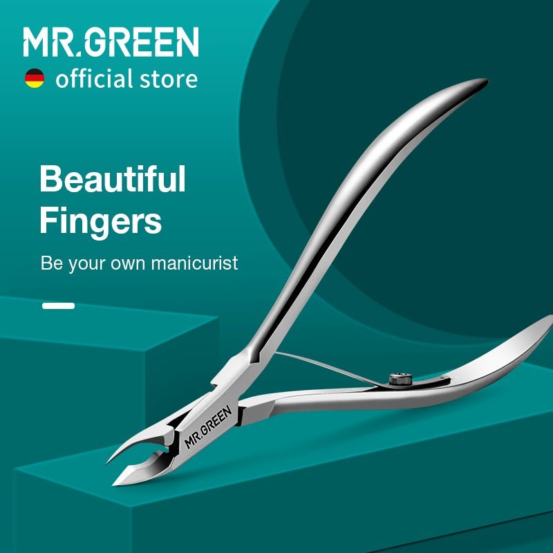Mr. Green Stainless Steel Nail Clipper and Cuticle Remover 