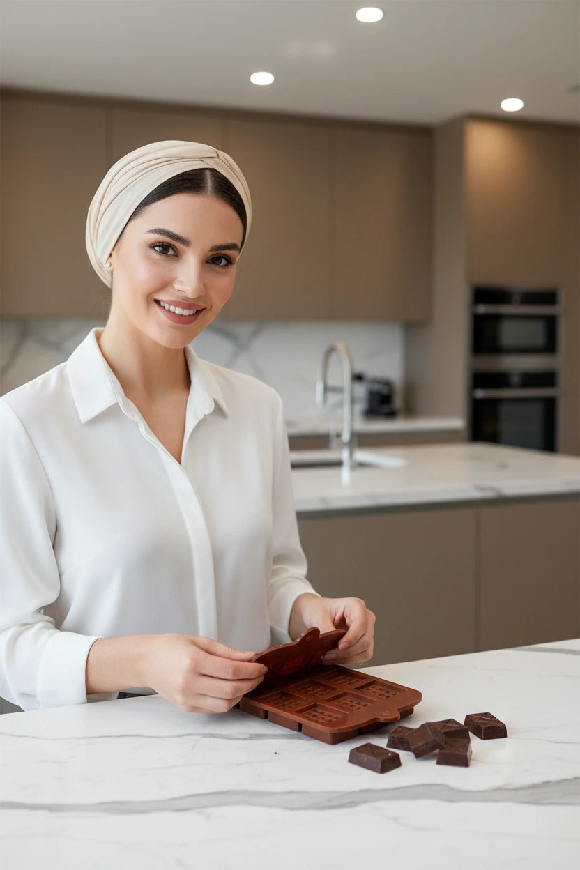 قالب سيليكون متعدد التجاويف للشوكولاتة والحلوى
