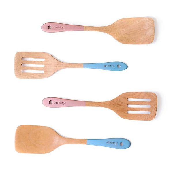 ملاعق خشب للطبخ متعددة الاستخدام