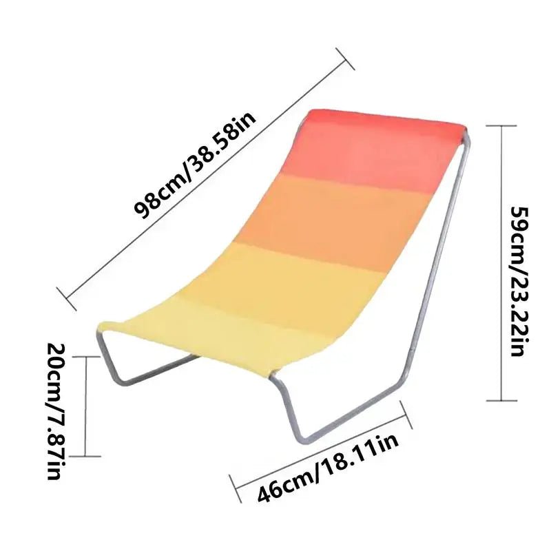 folding sun bed
