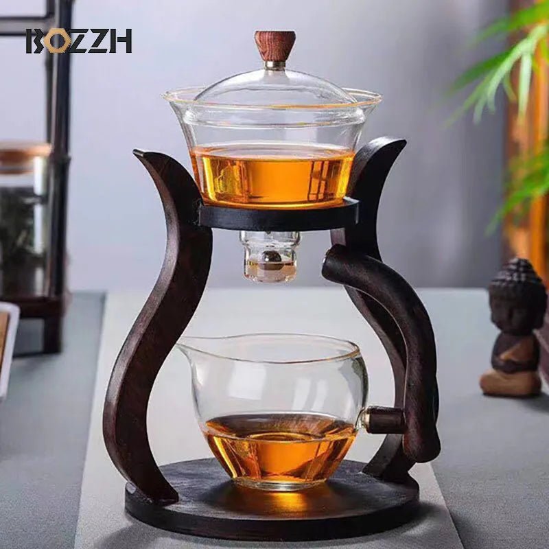 إبريق شاي زجاجي مقاوم للحرارة - تصميم عصري وعملي