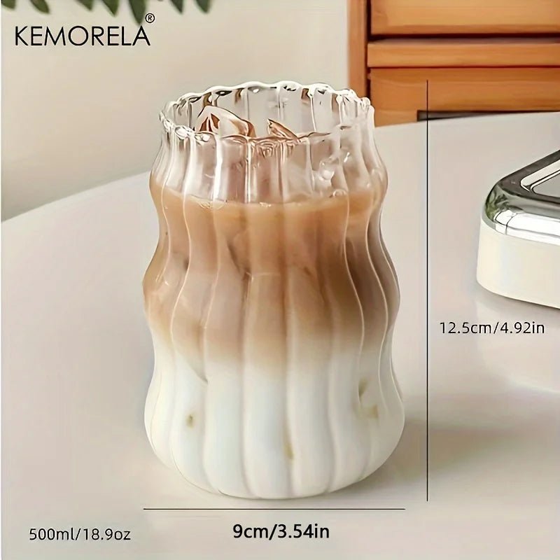 INS Heat Resistant Glass Cups, 2/4/6 Piece Set for Serving Drinks