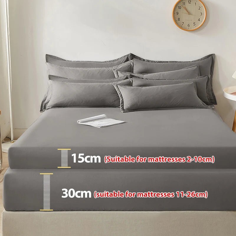 Solid color stretch cotton bedspreads