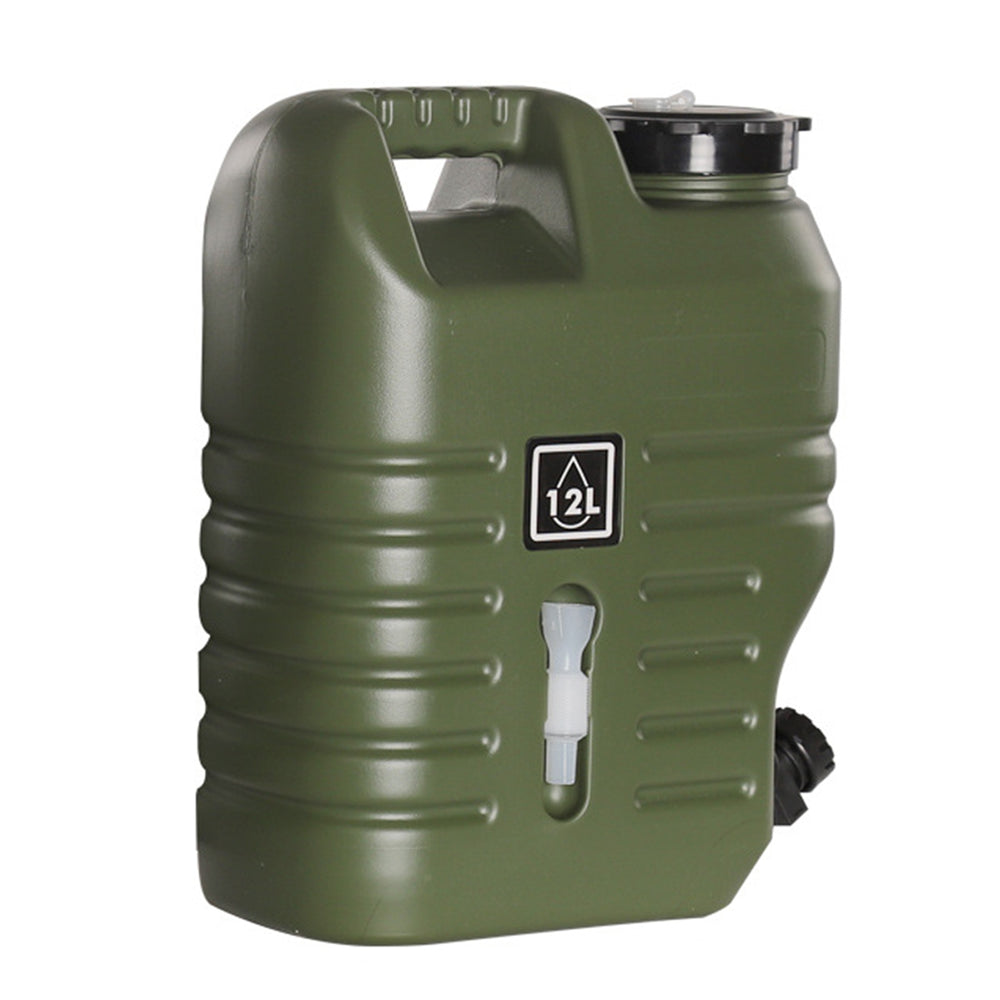 Portable water storage bucket with leak-proof faucet