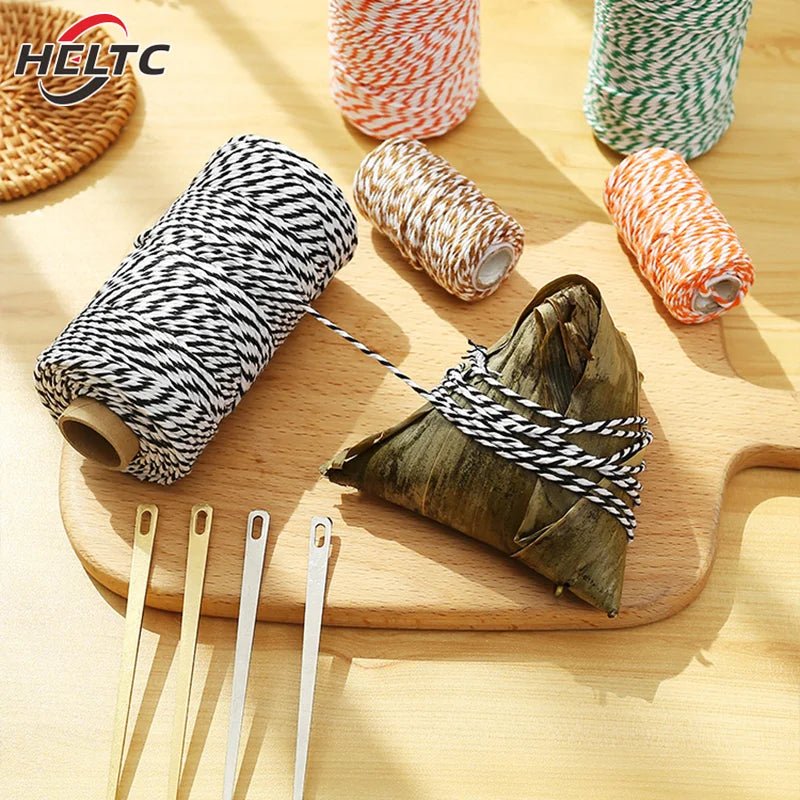 2mm Thick Butcher's Twine - Cotton Twine for Meat Preparation, Roasting Turkey and Sausage - 100m