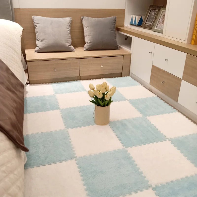 حصيرة لعب ناعمة للأطفال من الإي فوم مع تصميم أحجية