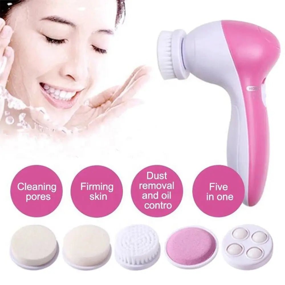 5 in 1 Multifunctional Electric Facial Cleansing Brush 
