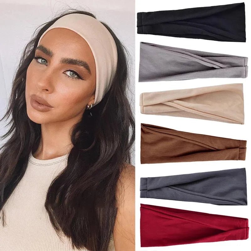 Women's Solid Color Elastic Cotton Hair Tie