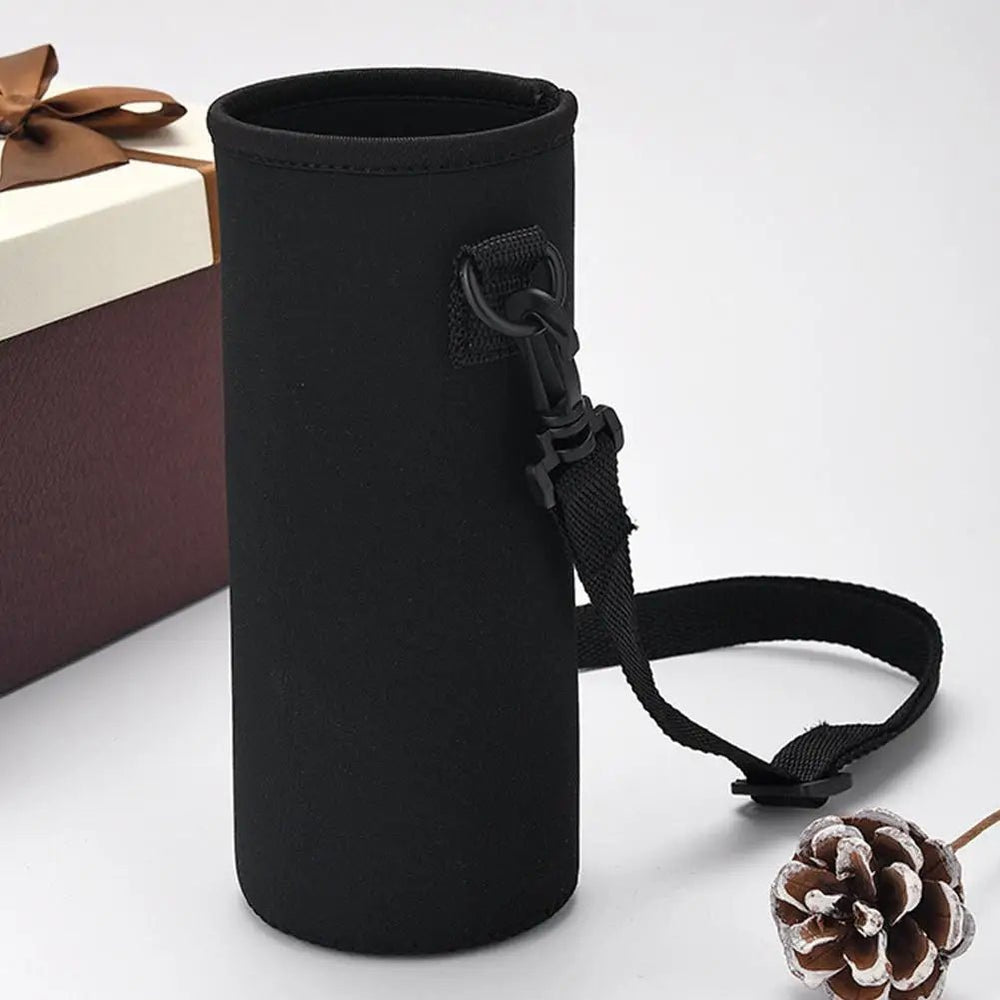 Portable Sports Water Bottle Packing Bag with Storage Strap