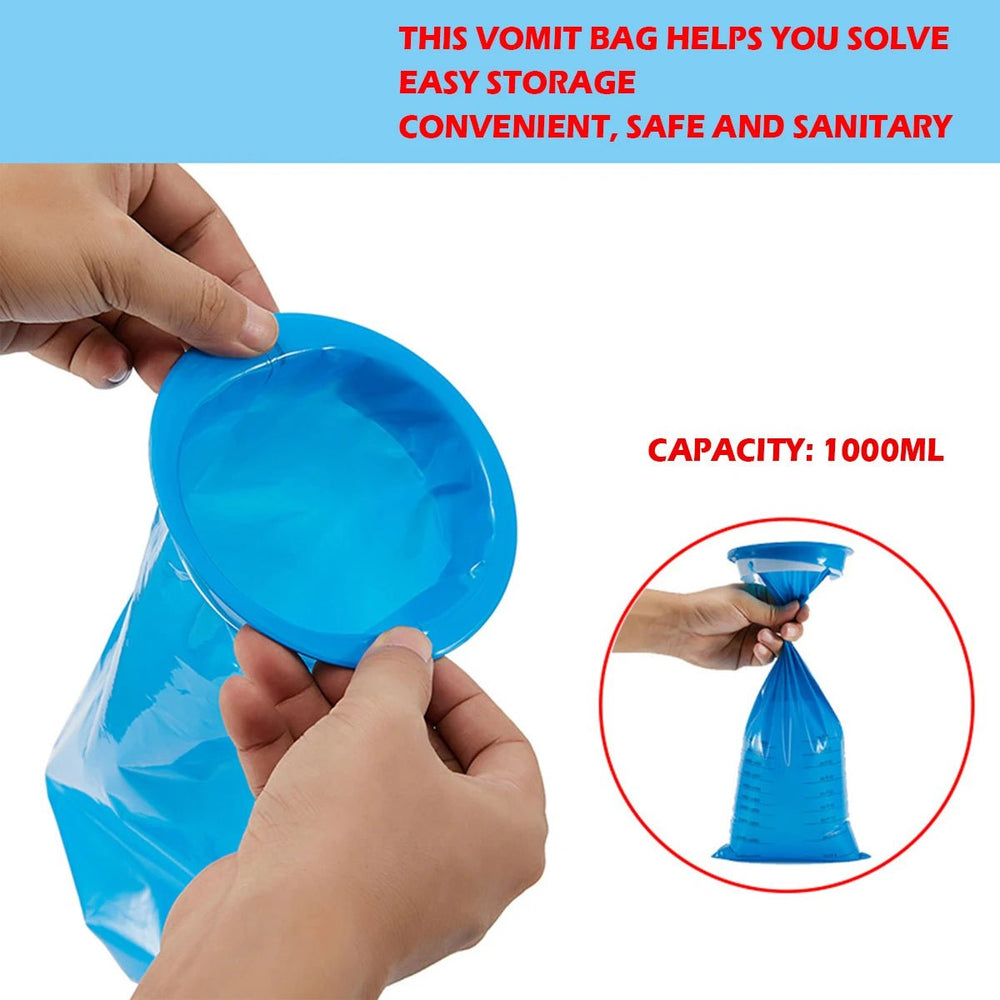 Disposable vomiting bags