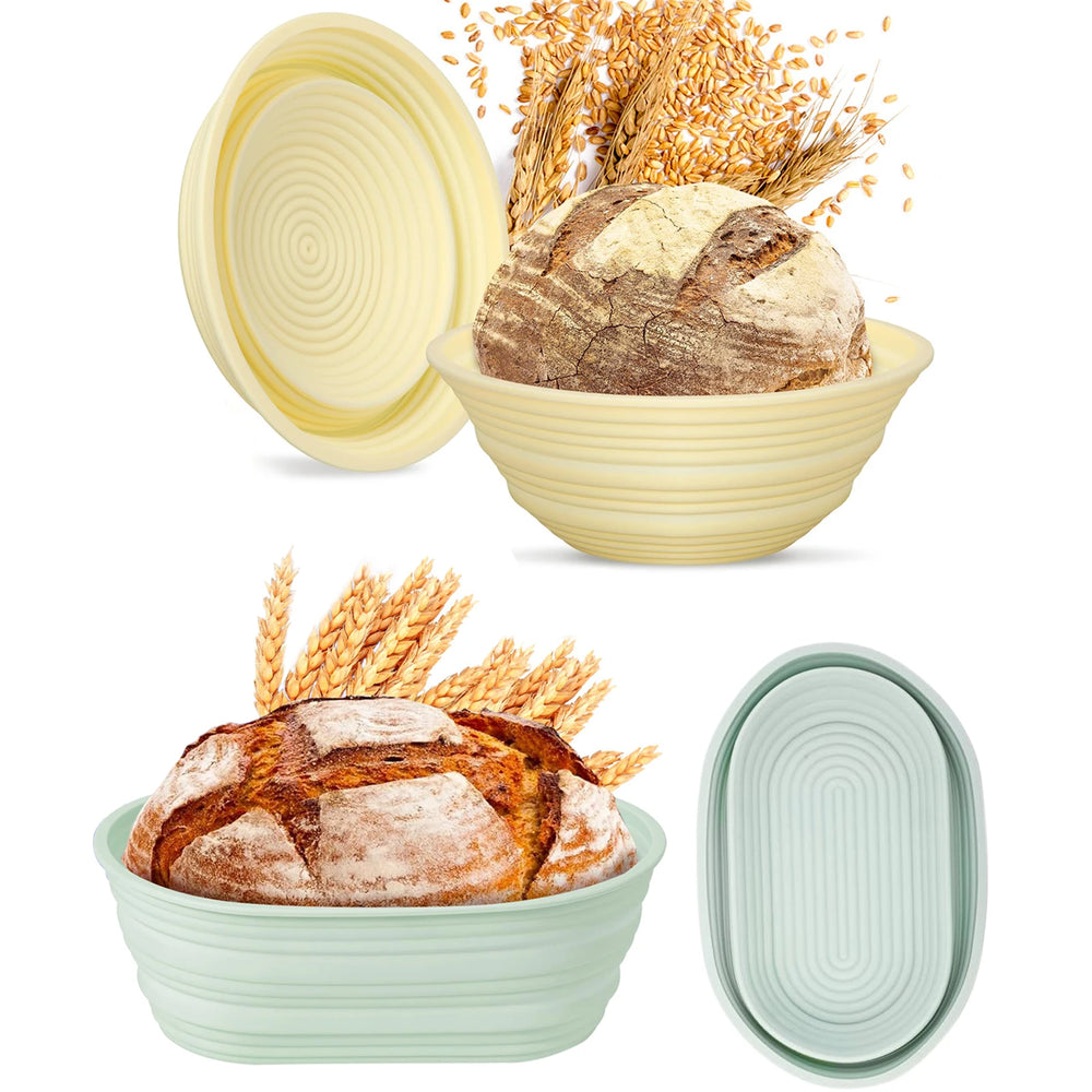 Non-stick collapsible silicone baking mold