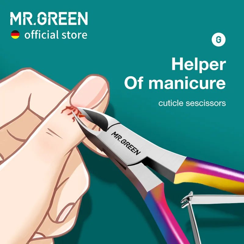 Mr. Green Stainless Steel Nail Clipper and Cuticle Remover 