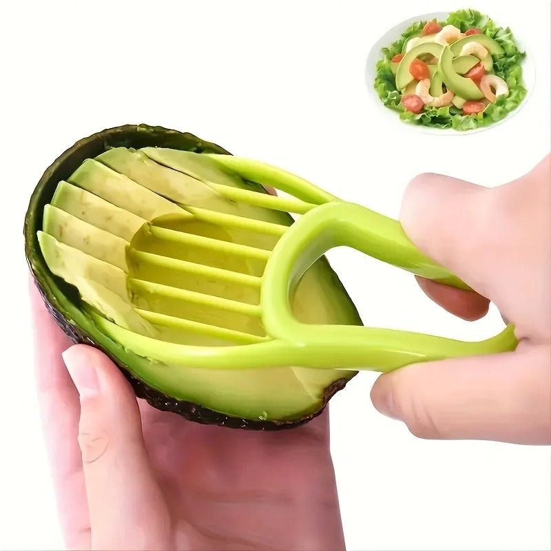 مقطّع أفوكادو 3 في 1 متعدد الاستخدام