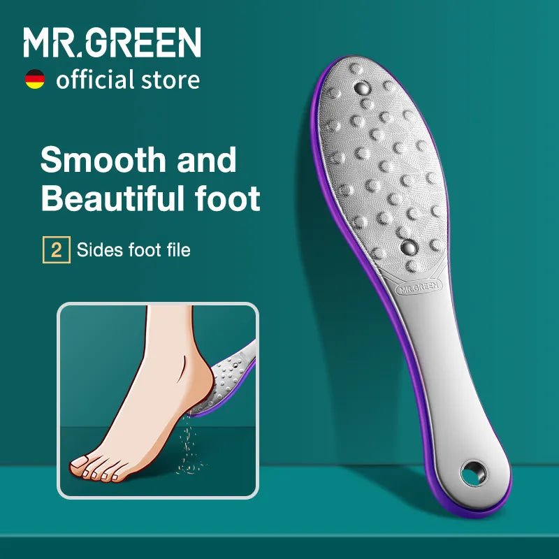 Mr. Green Double-Sided Stainless Steel Foot File and Callus Remover