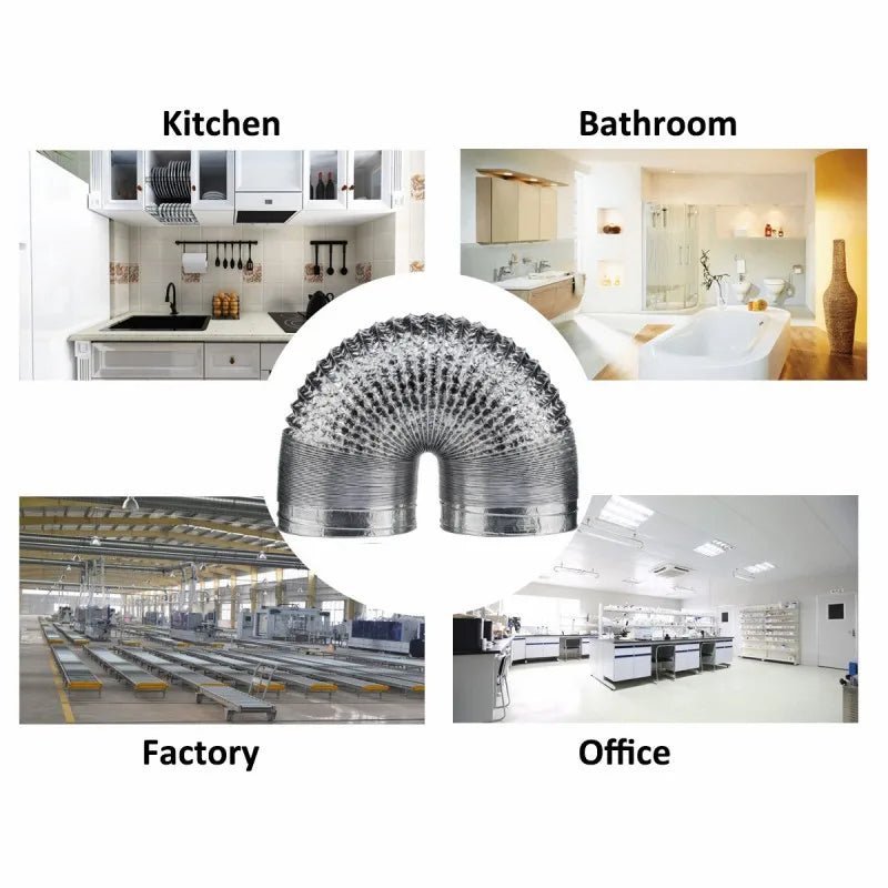 Aluminum foil ventilation pipe 80/100/120/150/200mm