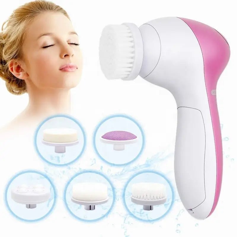 5 in 1 Multifunctional Electric Facial Cleansing Brush 
