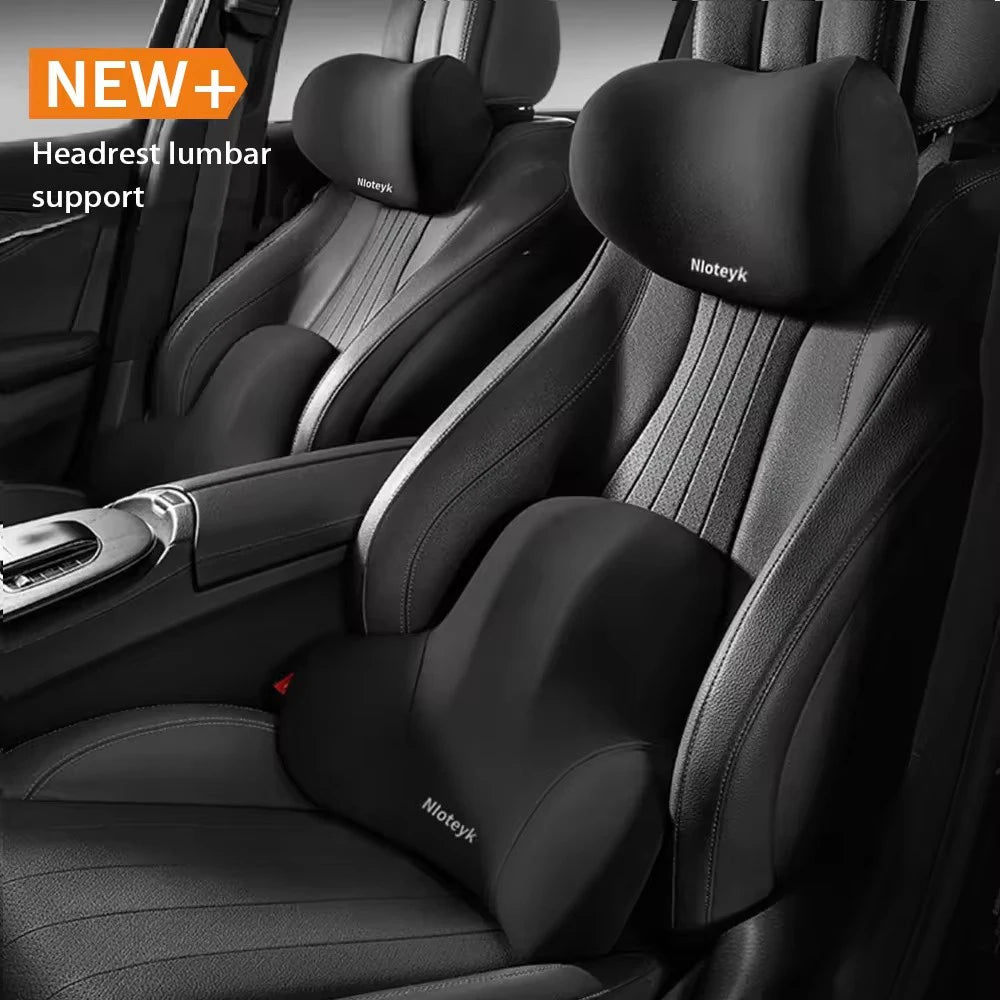 Memory Foam Car Neck and Back Pillow