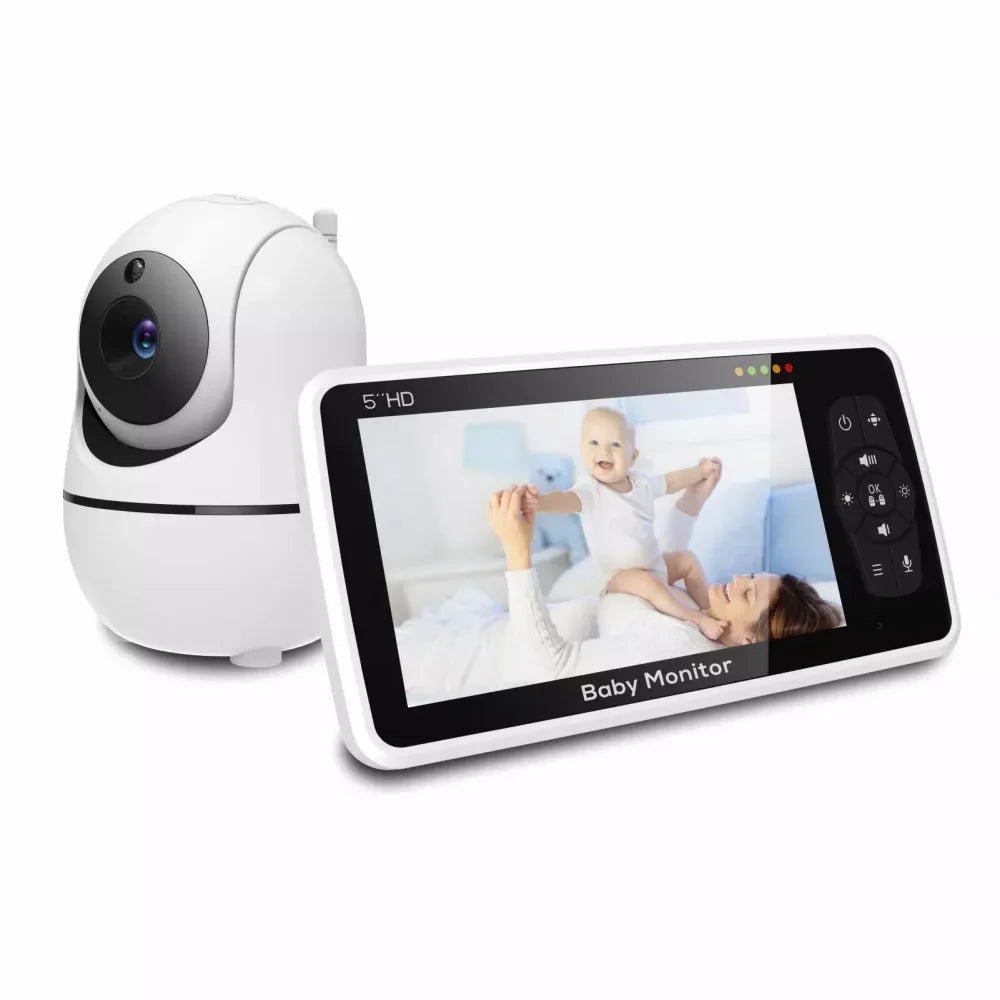 5-inch Video Baby Monitor with Camera and Audio - Monitor with 4X Zoom, 22-Hour Battery