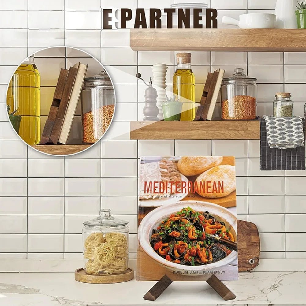 Wooden Recipe Holder for the Kitchen - Stylish and Practical Decor