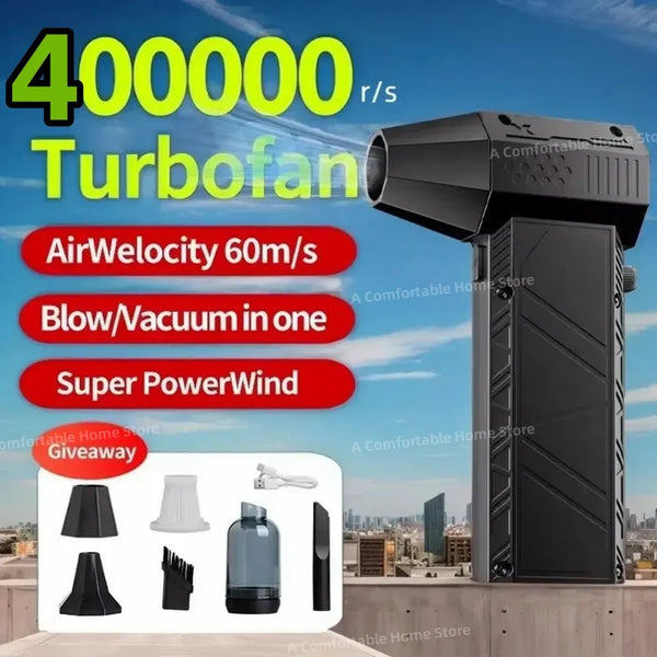 منفاخ هواء تيربو 400000 دورة بشحن تايب سي