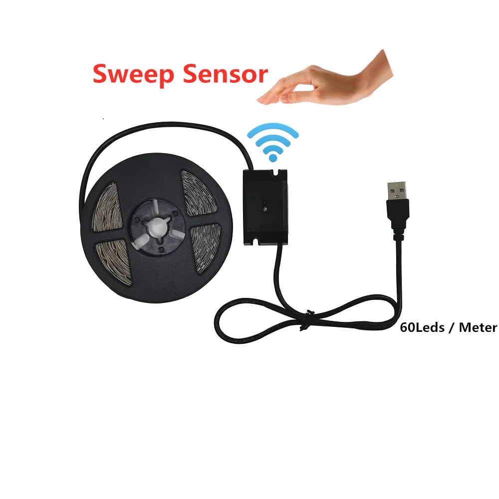 Makeup Mirror with LED Light - Flexible USB Mirror Light Strip with USB Cable