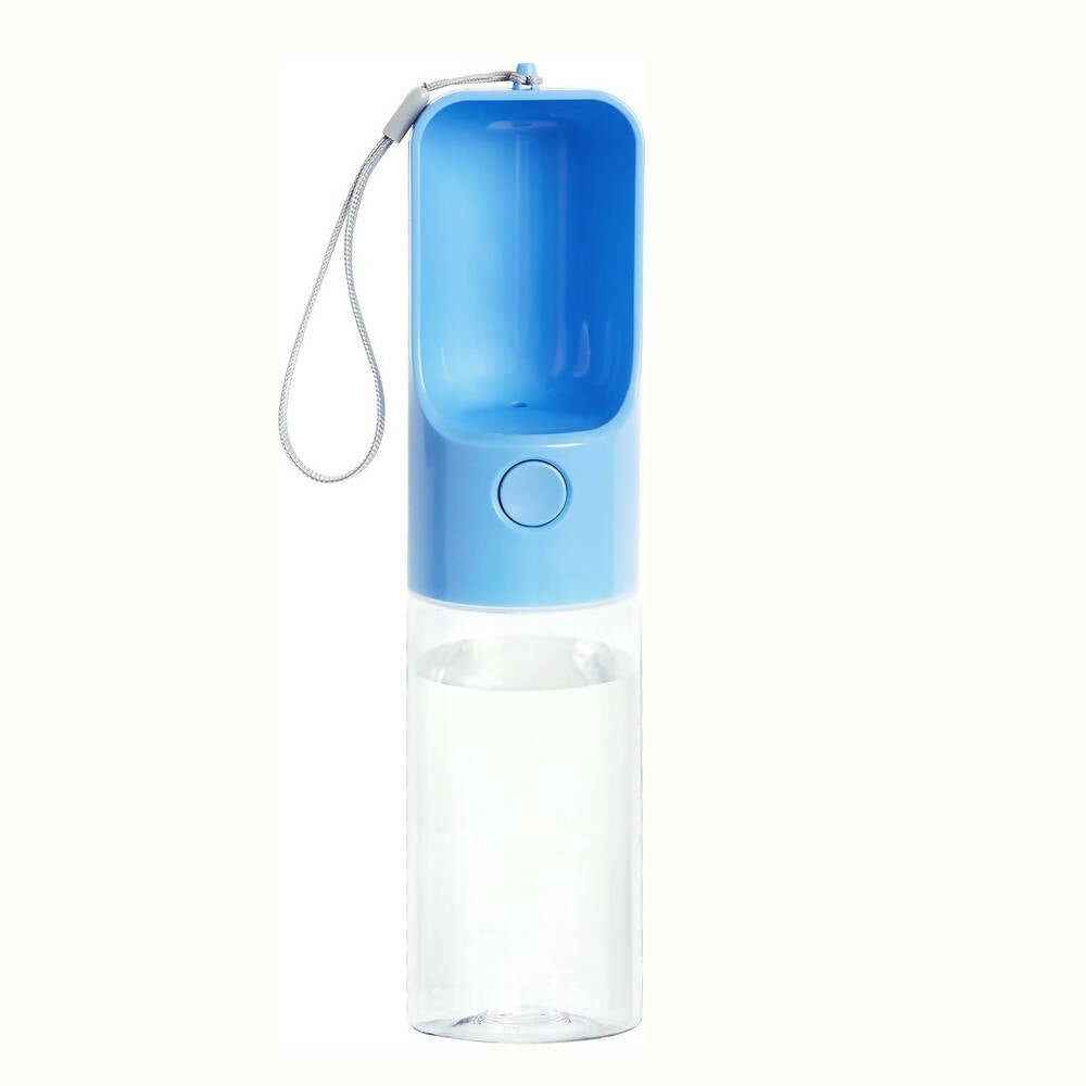 Portable lightweight plastic pet water bottle