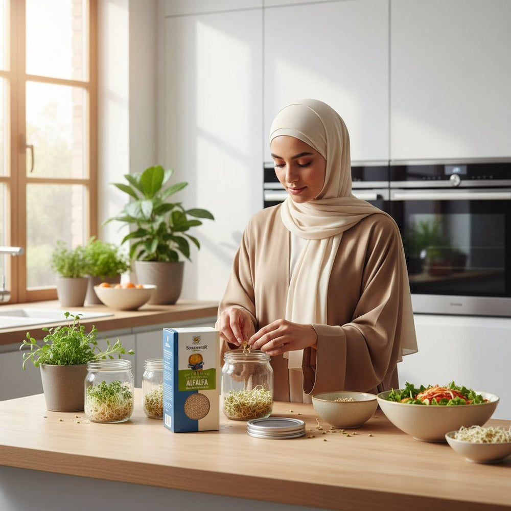 بذور البرسيم العضوي للإنبات 120 جرام من SN