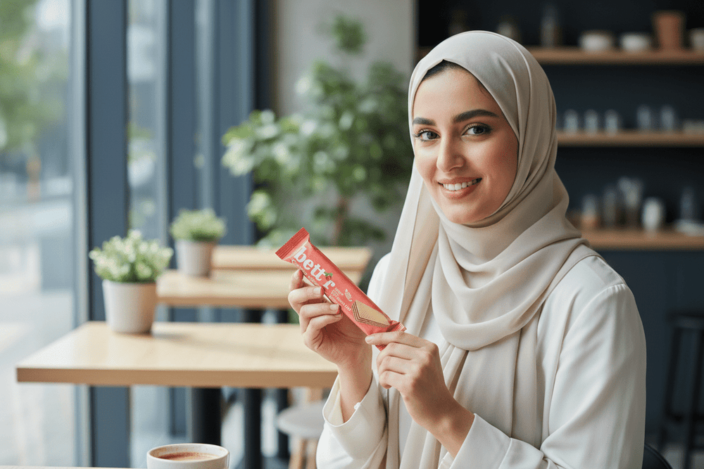 وافل محشو بكريمة الكاكاو والبندق نباتي 30 جم