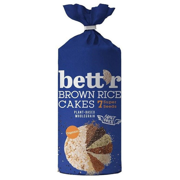 كيك الأرز البني مع 7 بذور سوبر 120 غرام من SO