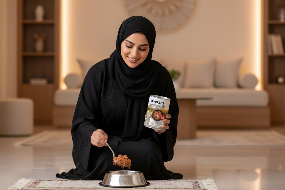 طعام رطب للكلاب طاجن لحم مع الخضراوات من سباركلز 400 جرام