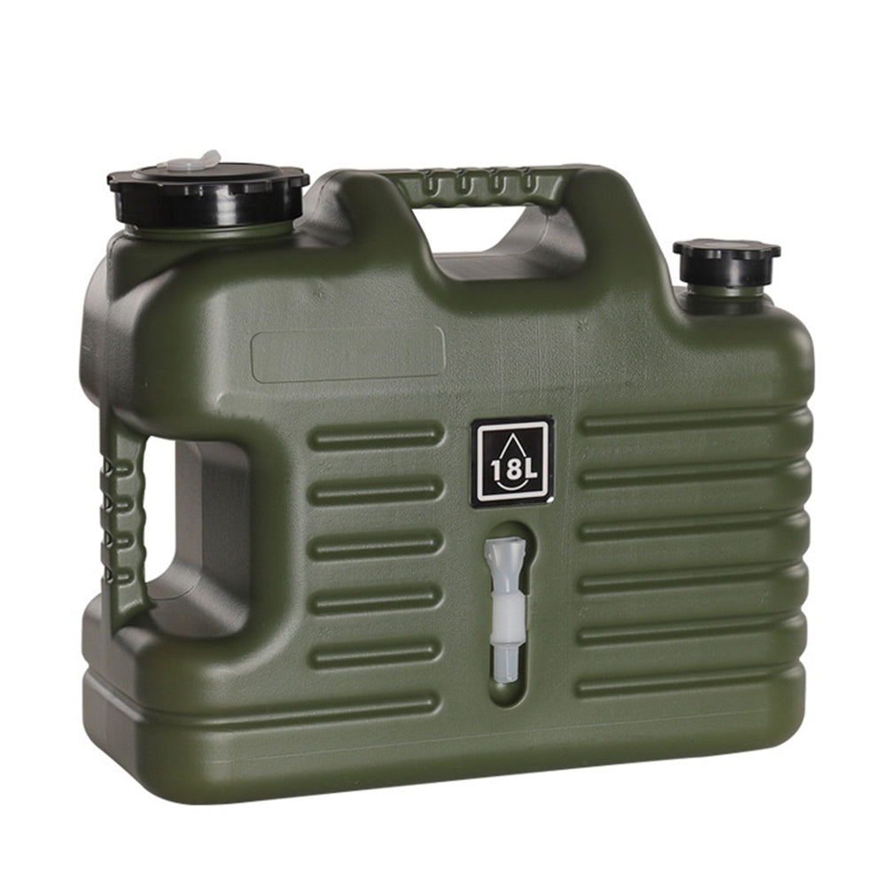 Portable water storage bucket with leak-proof faucet