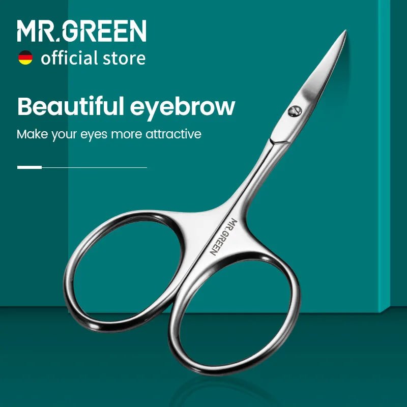 Mr. Green Stainless Steel Eyebrow and Facial Hair Trimmer