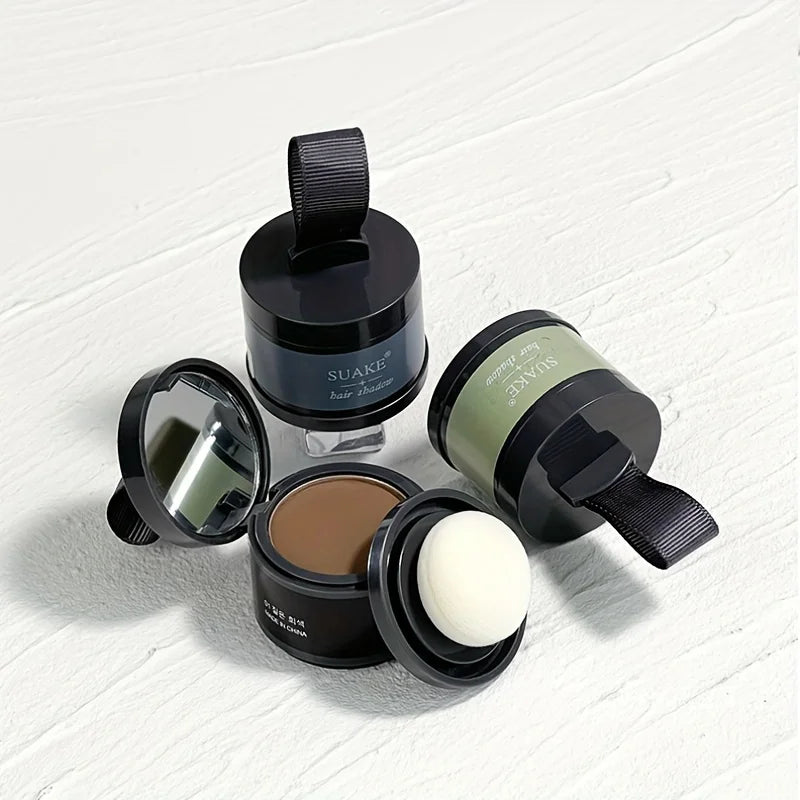 Instant hairline enhancing powder for natural root coverage on all skin tones