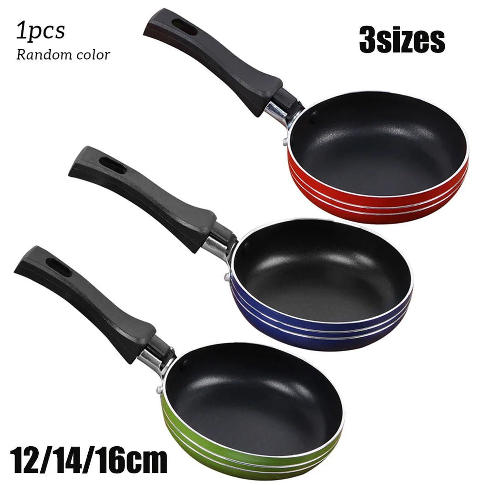 مقلاة صغيرة غير لاصقة متعددة الأحجام بألوان متعددة