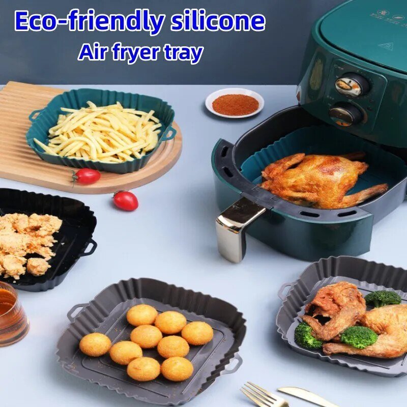Reusable Silicone Air Fryer Basket Liner