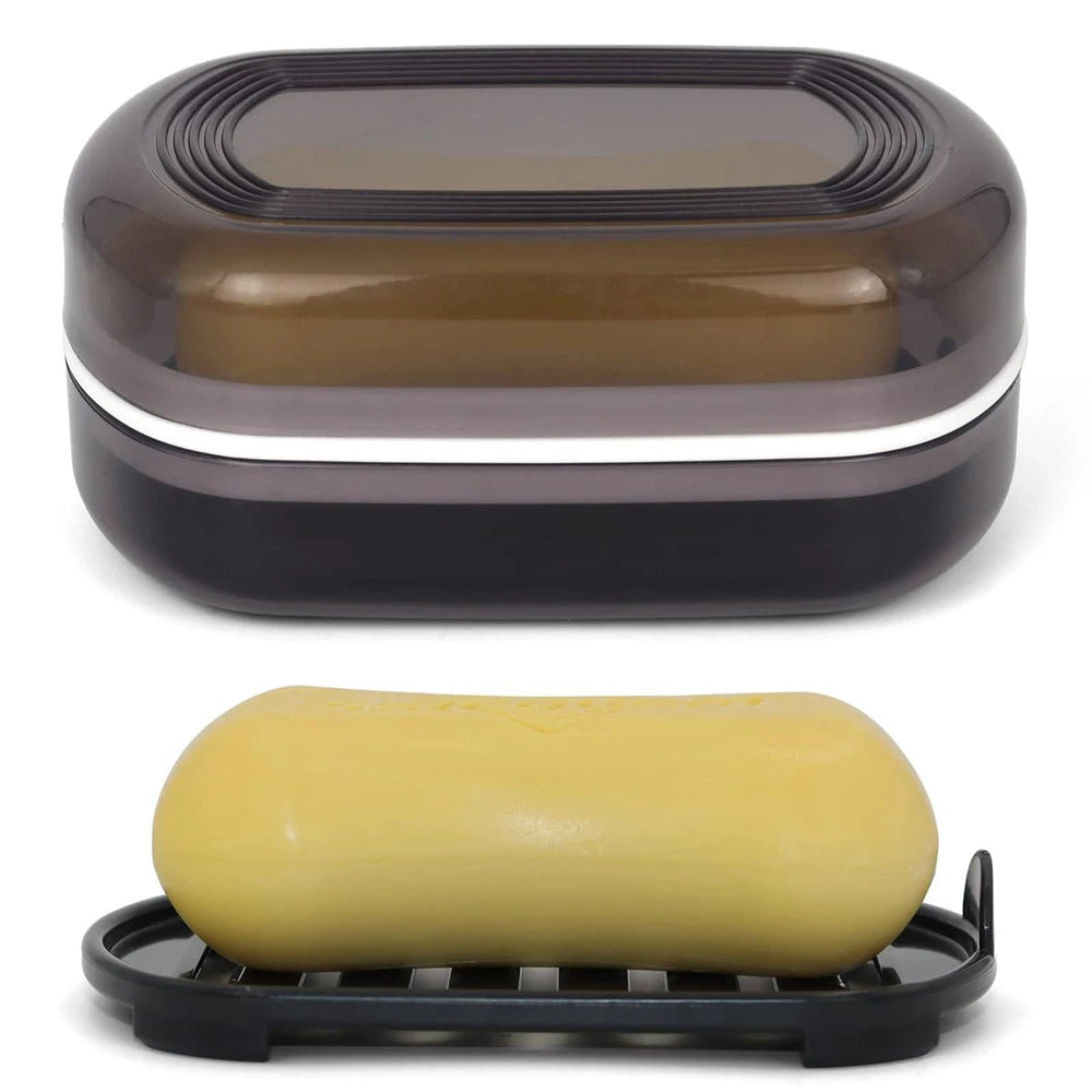 Travel Soap Box with 2-Layer Bamboo Lid