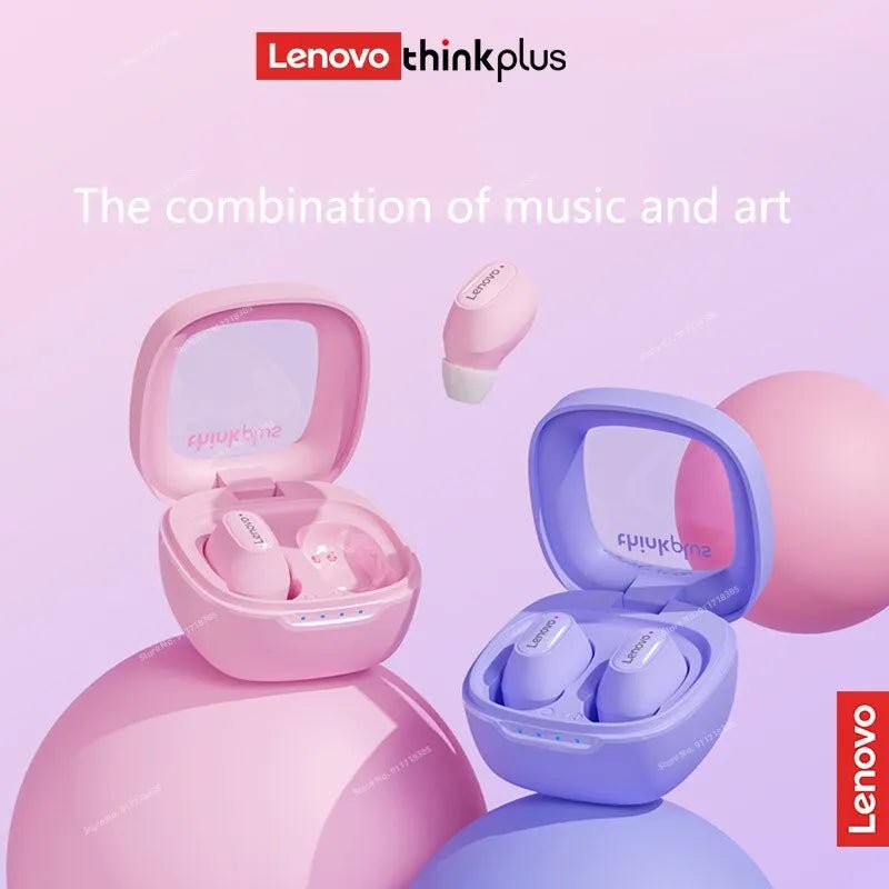 Lenovo XT62 Bluetooth 5.3 Earphones – Wireless Sports Headphones with Microphone and Noise Cancelling Technology