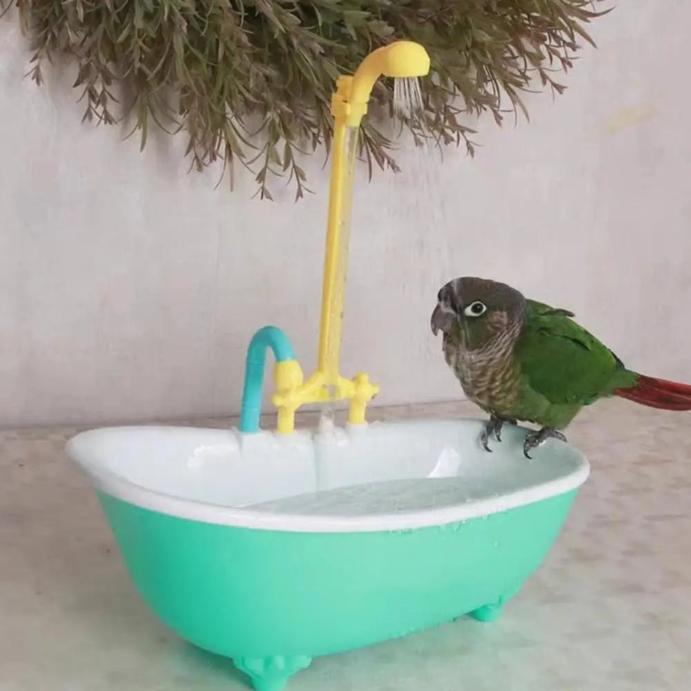 Smart Bird Bath | Automatic Bird Cage Accessories in Blue