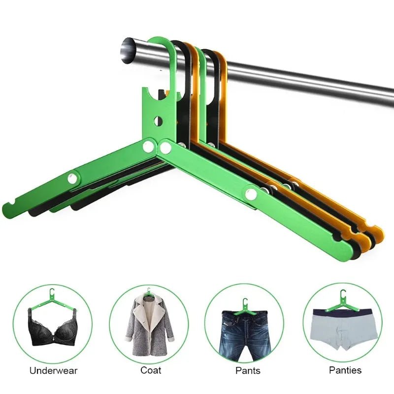 Foldable Aluminum Clothes Hangers | Lightweight and Non-Slip