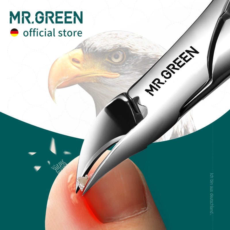 Mr. Green Stainless Steel Nail Clipper with or without Cuticle Remover 